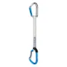 Climbing Technology Salto Set Ny Expressschlinge, Titanium / electric blue, 12cm