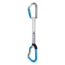 Climbing Technology Salto Set Ny Expressschlinge, Titanium / electric blue, 12cm