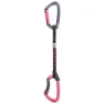 Climbing Technology Set Lime + Fixit Expressschlinge, Anthacite / cyclamen / black, 17cm - S
