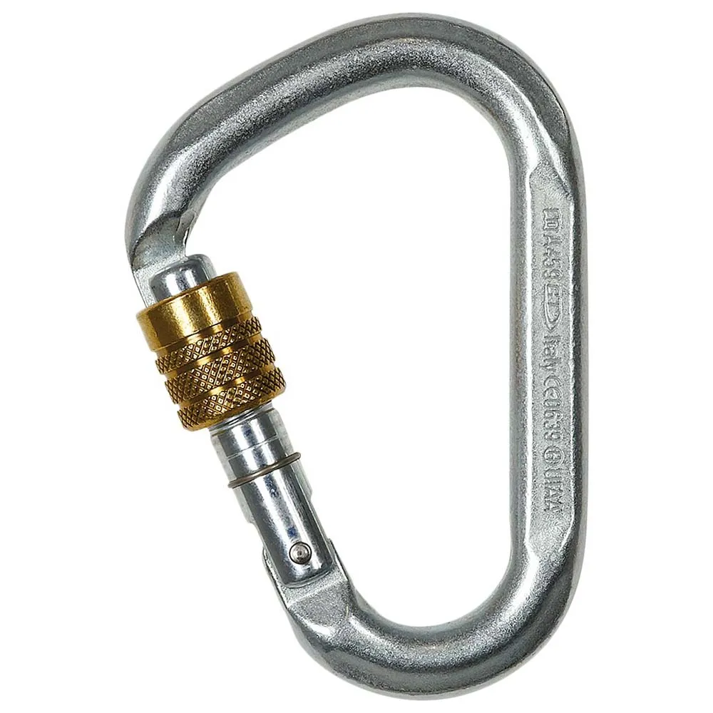 Climbing Technology Snappy Steel Sg Karabinerhaken, Grey, One Size Climbing Technology Snappy Steel Sg Karabinerhaken, Grey, One Size