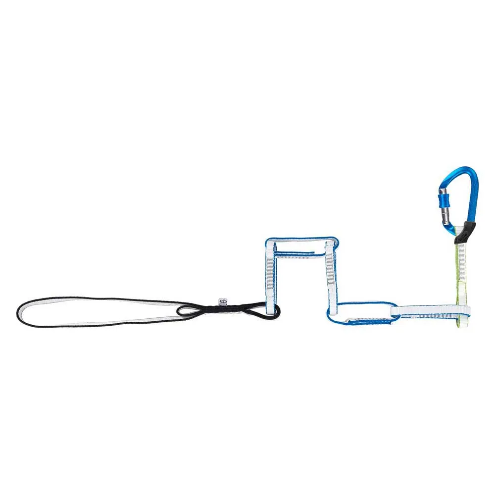 Climbing Technology Sport Chain+nimble Carabiner Sg Daisy Chain, Blue, One Size