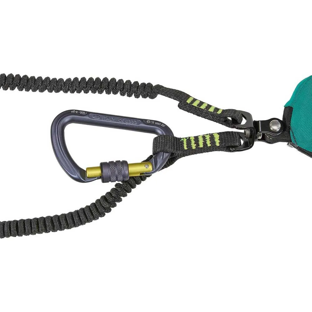 Climbing Technology Top Shell Twist Lanyards Und Energieabsorber, Red / black Climbing Technology Top Shell Twist Lanyards Und Energieabsorber, Red / black