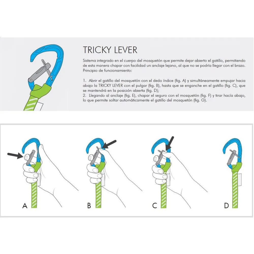 Climbing Technology Tricky Tool Expressschlinge, Green / blue, 35cm Climbing Technology Tricky Tool Expressschlinge, Green / blue, 35cm
