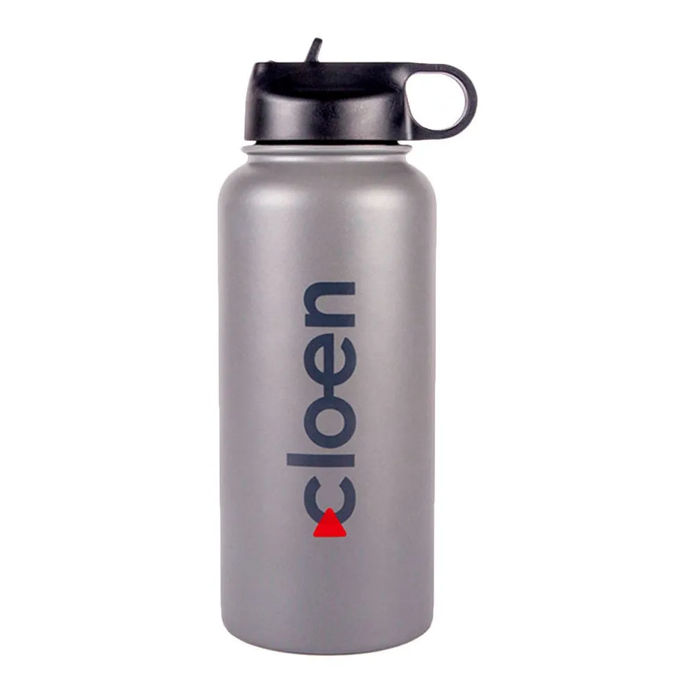 Cloen 1337020101 950ml Thermosflasche, Gray, One Size Cloen 1337020101 950ml Thermosflasche, Gray, One Size