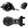 CloseTheGap Hidemybell Raceday Fahrradcomputerhalterung, Black, One Size