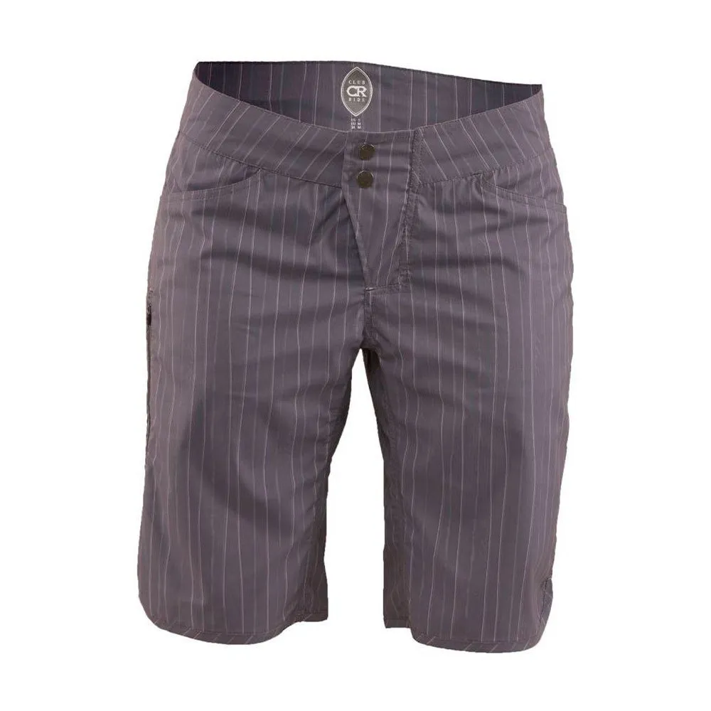 Club Ride Savvy Kurze Hose, Artisan grey / pinstripe