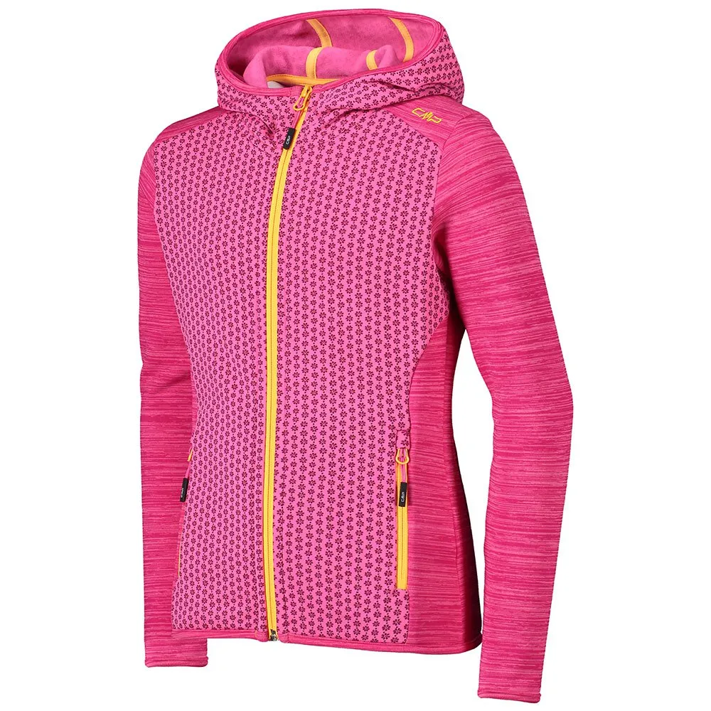 CMP 30e9865 Kapuzenfleece, Bounganville / goji / anthracite, 16Y CMP 30e9865 Kapuzenfleece, Bounganville / goji / anthracite, 16Y