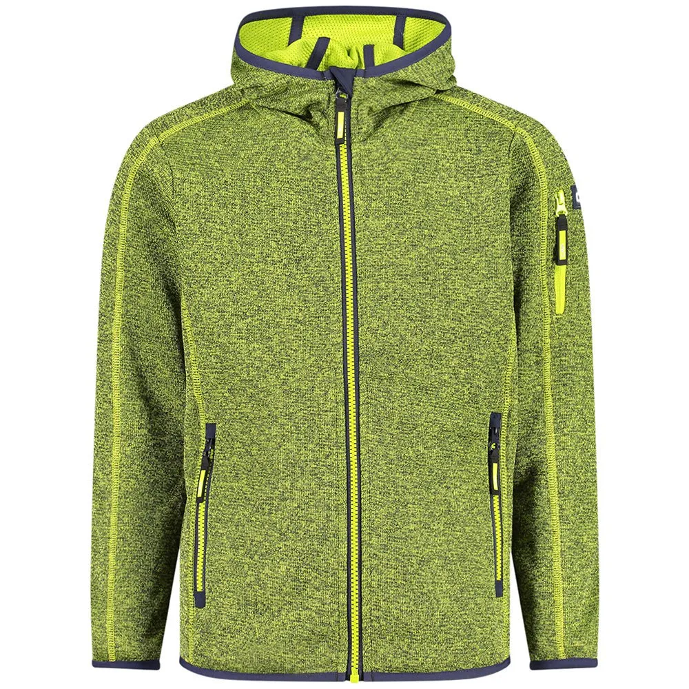 CMP 30h5914 Kapuzenfleece, B. blue / acid, 3Y CMP 30h5914 Kapuzenfleece, B. blue / acid, 3Y