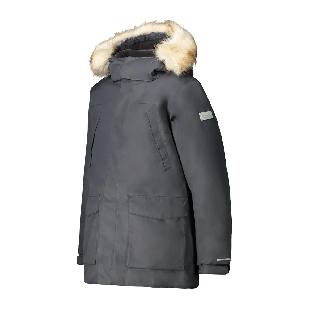 CMP 30k1414 Snaps Hood Parka, Antracite, 10Y CMP 30k1414 Snaps Hood Parka, Antracite, 10Y