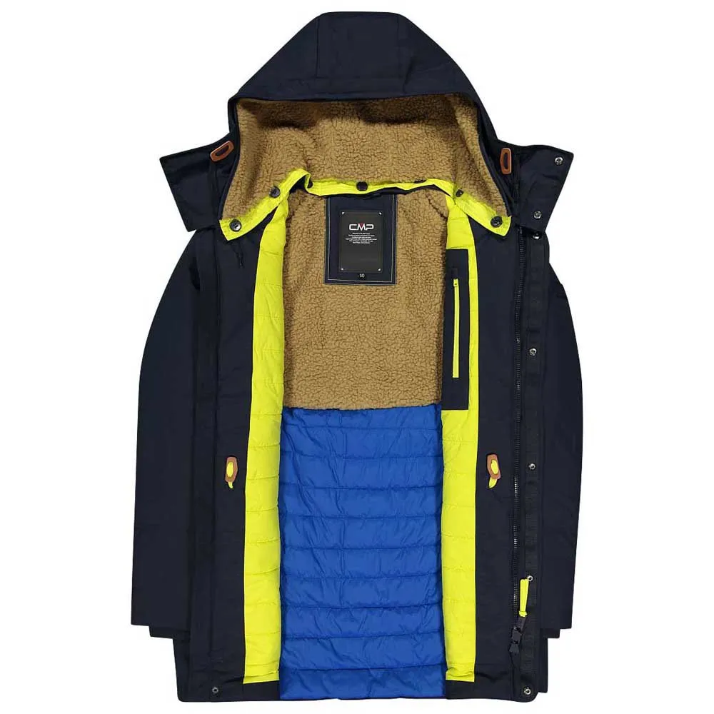 CMP 30k2957 Zip Hood Parka, Black blue CMP 30k2957 Zip Hood Parka, Black blue