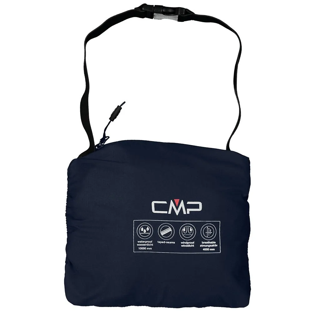 CMP 30x9336 Rain Side Zips Hosen, Black blue CMP 30x9336 Rain Side Zips Hosen, Black blue