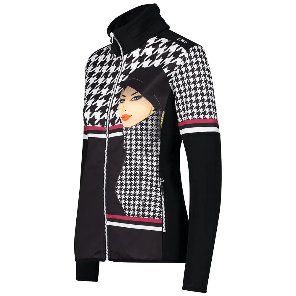 CMP 31e1176 Fleece Mit Durchgehendem Reißverschluss, Black CMP 31e1176 Fleece Mit Durchgehendem Reißverschluss, Black