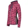 CMP 31h1646 Fix Hood Fleece Mit Durchgehendem Reißverschluss, Sangria / b.blue