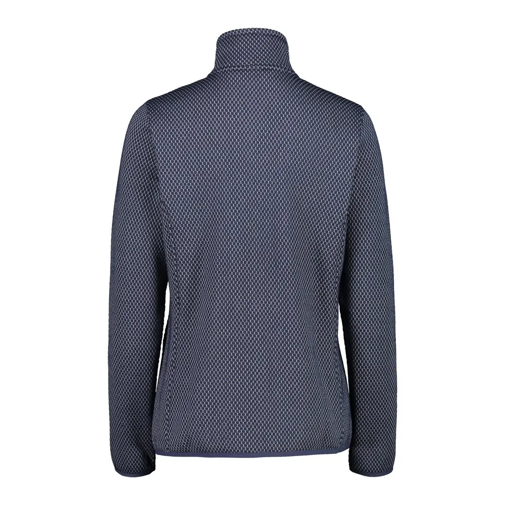 CMP 31h1656 Fleece Mit Durchgehendem Reißverschluss, B. blue / grey