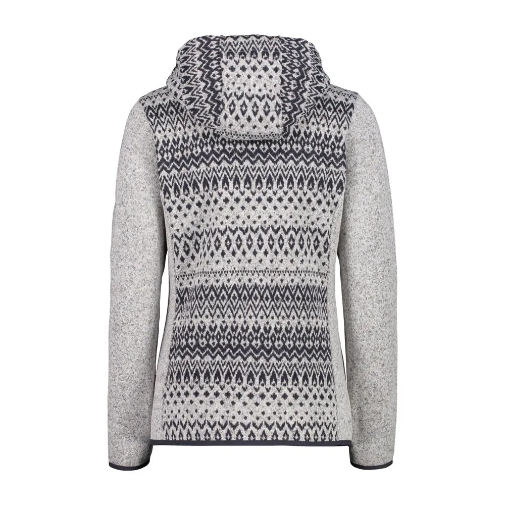 CMP 31h1766 Fleece Mit Durchgehendem Reißverschluss, Bone / titanio CMP 31h1766 Fleece Mit Durchgehendem Reißverschluss, Bone / titanio