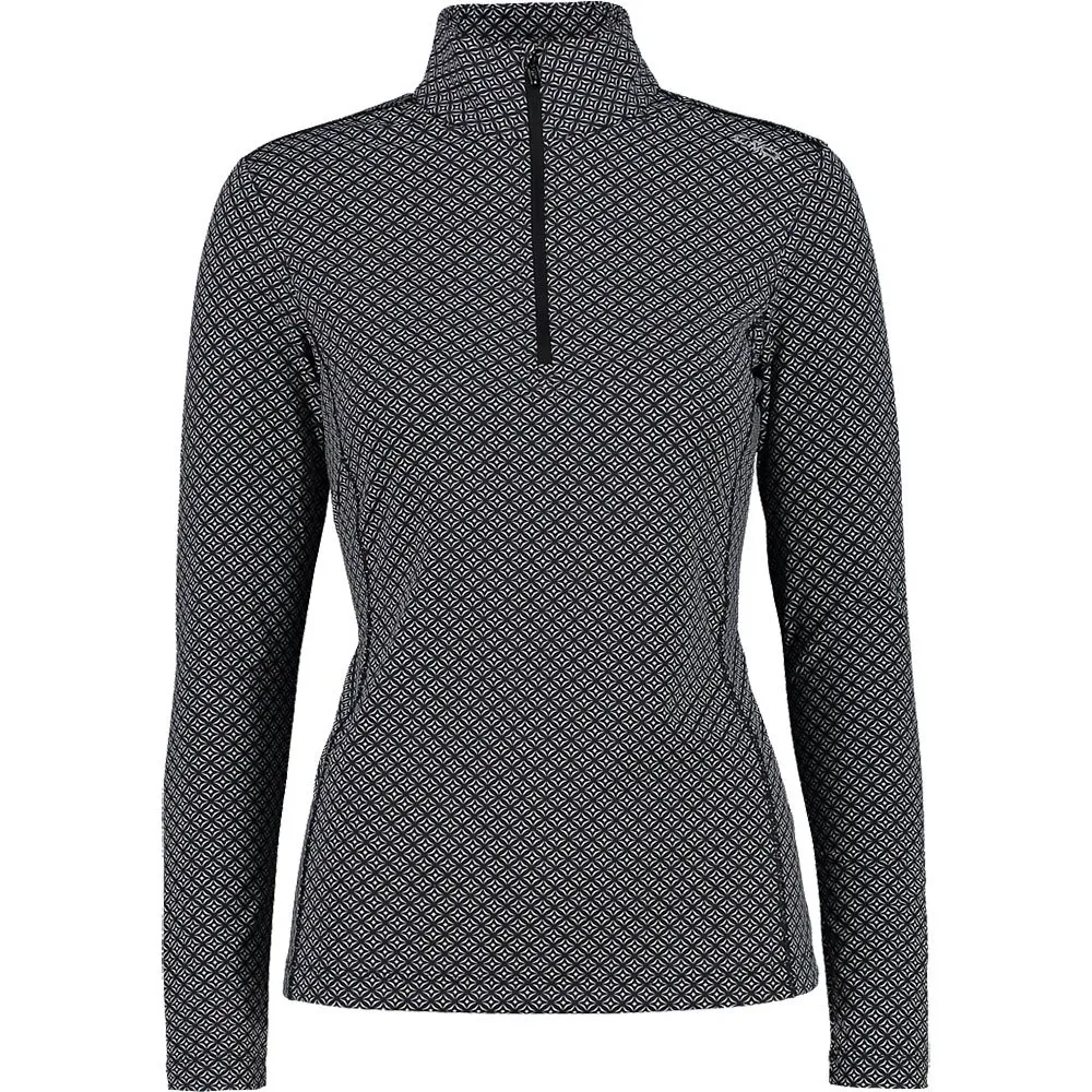 CMP 31l1026 Printed Sweat Fleece Mit Halbem Reißverschluss CMP 31l1026 Printed Sweat Fleece Mit Halbem Reißverschluss