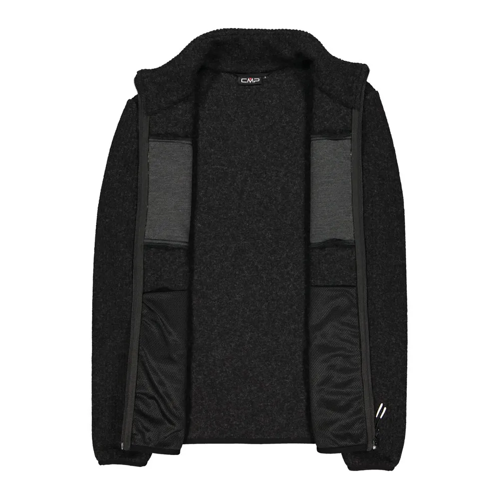 CMP 31m3326 Fleece, Black melange CMP 31m3326 Fleece, Black melange