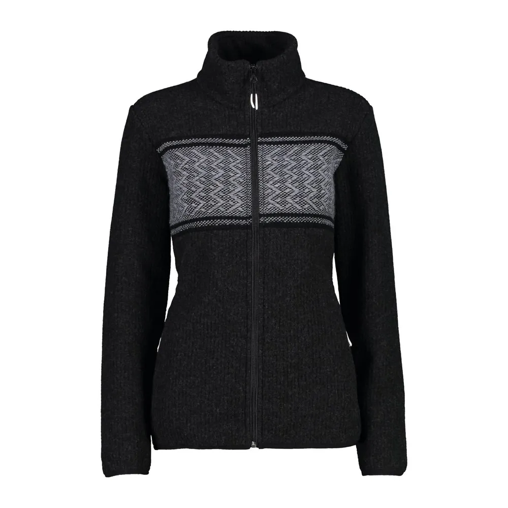 CMP 31m3326 Fleece, Black melange CMP 31m3326 Fleece, Black melange