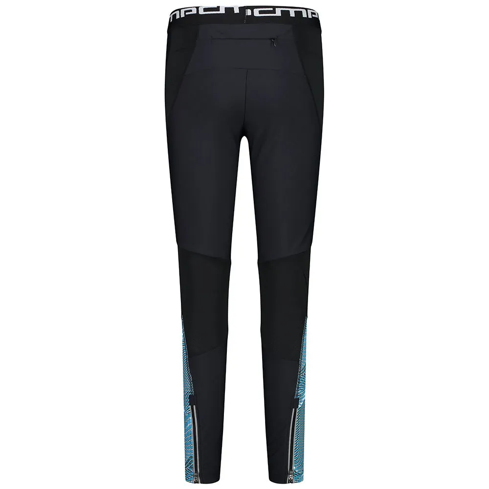 CMP 31t2486 Leggings, Black / azzurro CMP 31t2486 Leggings, Black / azzurro