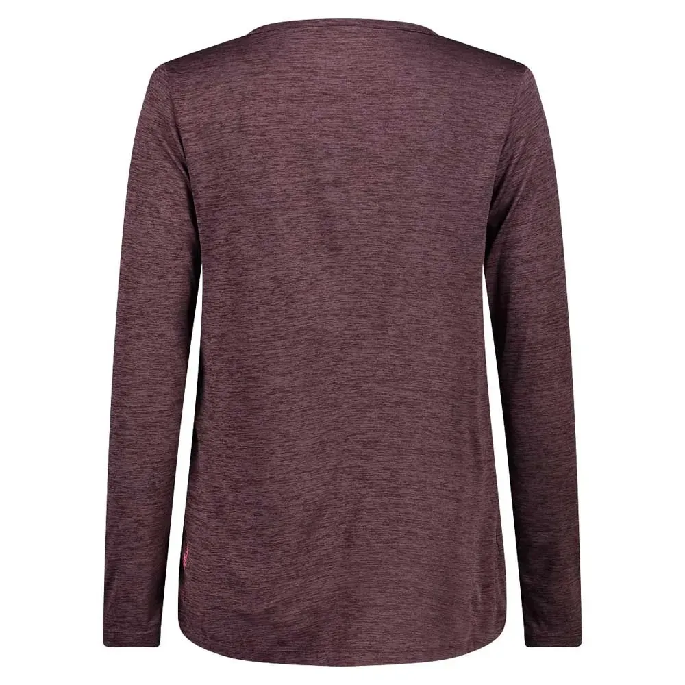 CMP 33n5596 Langarm-t-shirt, Plum melange
