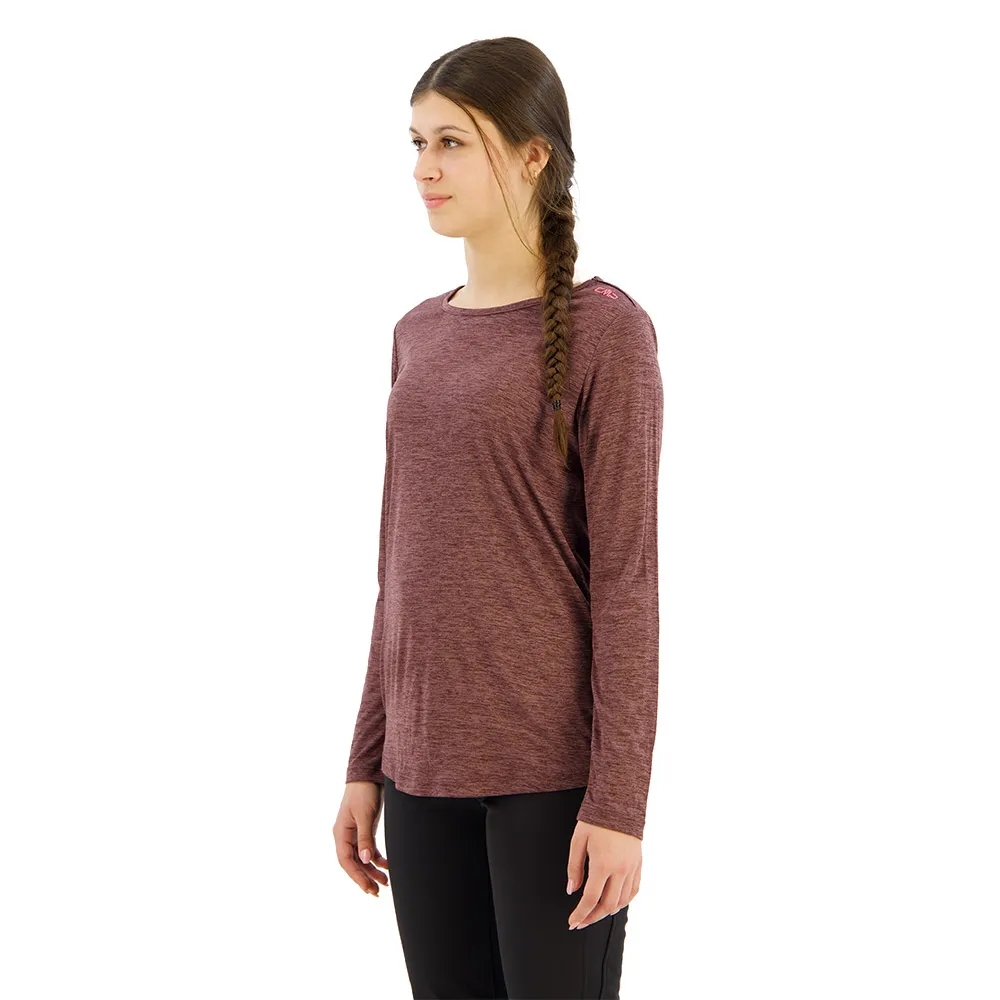 CMP 33n5596 Langarm-t-shirt, Plum melange