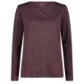 CMP 33n5596 Langarm-t-shirt, Plum melange