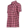 CMP 33s8486 Kurzarmhemd, Pink fluo / plum / antracite