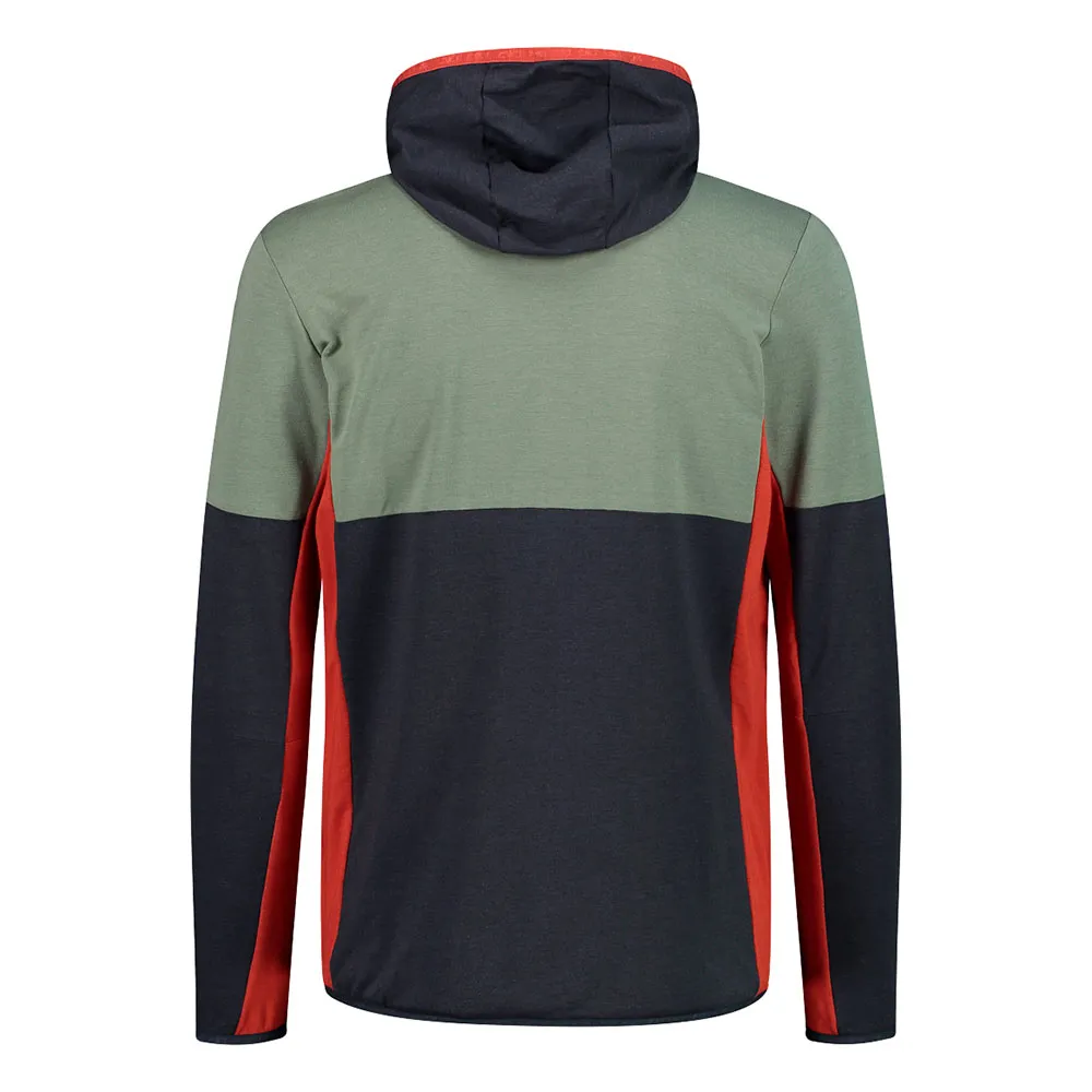 CMP 34l7647 Fleece Mit Durchgehendem Reißverschluss, Anthracite / salvia