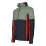 CMP 34l7647 Fleece Mit Durchgehendem Reißverschluss, Anthracite / salvia