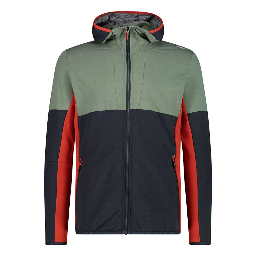 CMP 34l7647 Fleece Mit Durchgehendem Reißverschluss, Anthracite / salvia