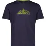 CMP 38t6457 Kurzarm-t-shirt, B. blue / acid