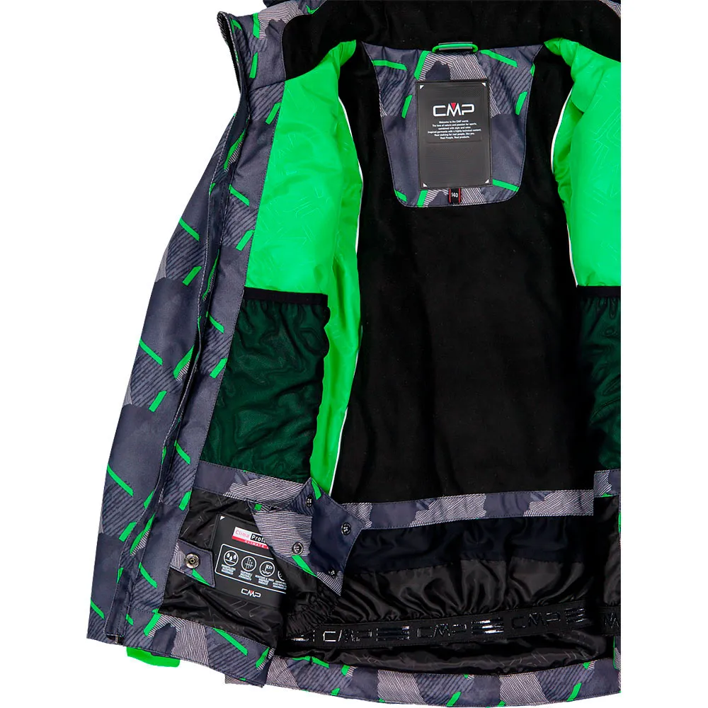 CMP 38w0284 Jacke, Nero / green, 6Y