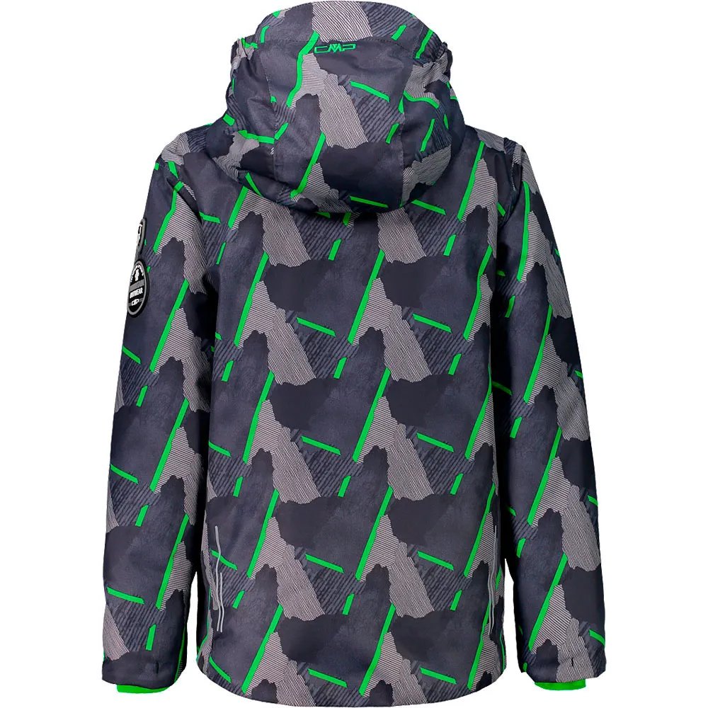 CMP 38w0284 Jacke, Nero / green, 6Y