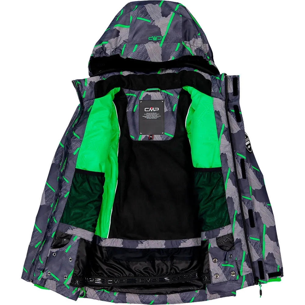 CMP 38w0284 Jacke, Nero / green, 6Y