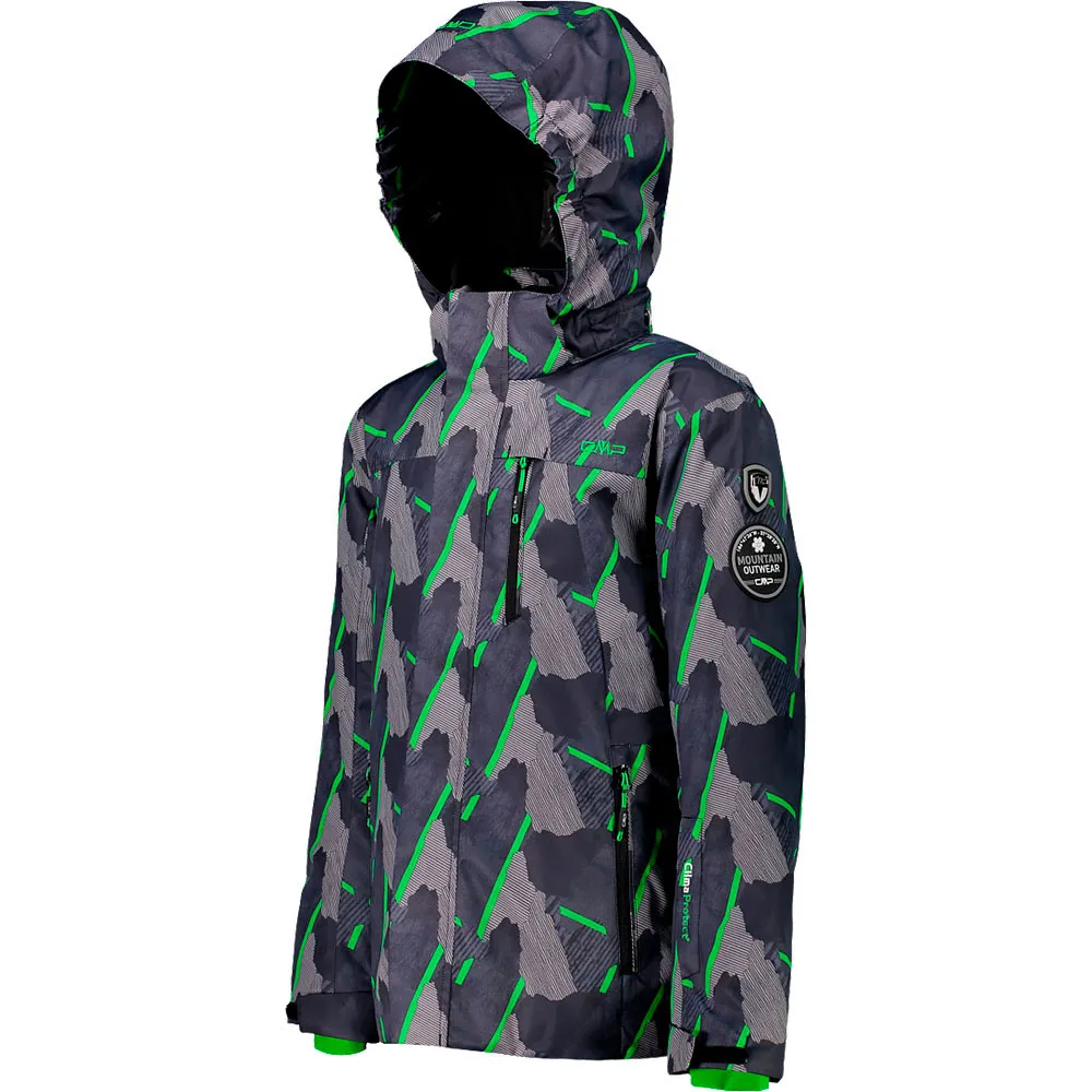 CMP 38w0284 Jacke, Nero / green, 6Y