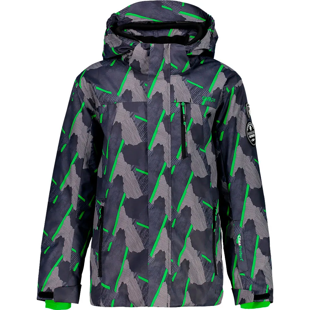 CMP 38w0284 Jacke, Nero / green, 6Y