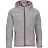 CMP 39g0645 Kapuzenfleece, Argento melange, 4Y