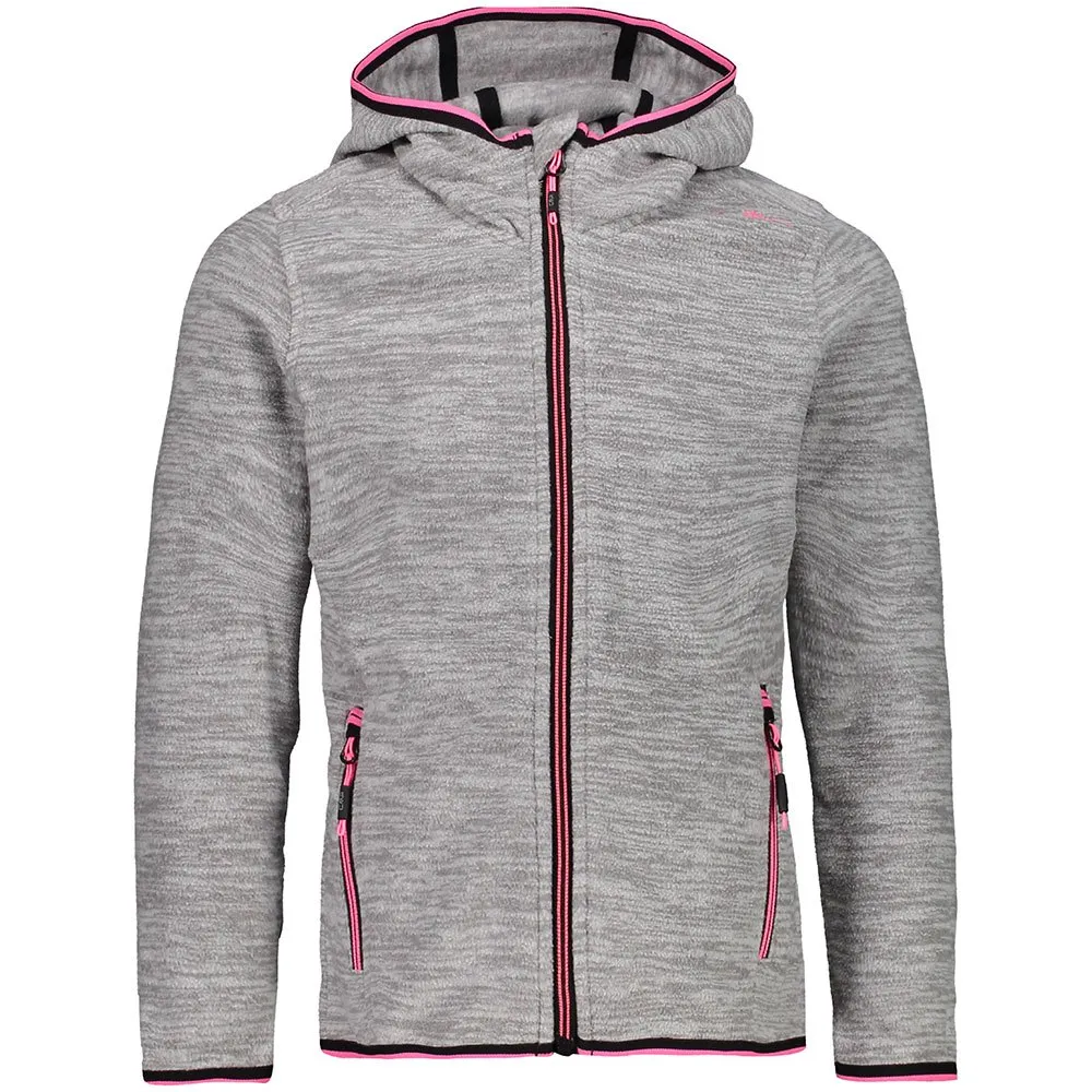 CMP 39g0645 Kapuzenfleece, Argento melange, 4Y CMP 39g0645 Kapuzenfleece, Argento melange, 4Y