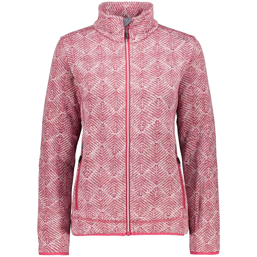 CMP 39h0826 Fleece, Rhodamine / white / granita