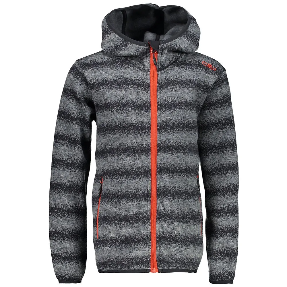 CMP 39h0964 Kapuzenfleece, Silver / asphalt, 24MON CMP 39h0964 Kapuzenfleece, Silver / asphalt, 24MON