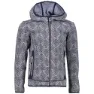 CMP 39h0985 Kapuzenfleece, Marine / white / bright blue, 16Y