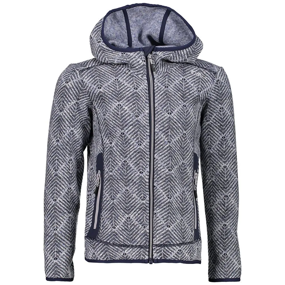 CMP 39h0985 Kapuzenfleece, Marine / white / bright blue, 16Y CMP 39h0985 Kapuzenfleece, Marine / white / bright blue, 16Y