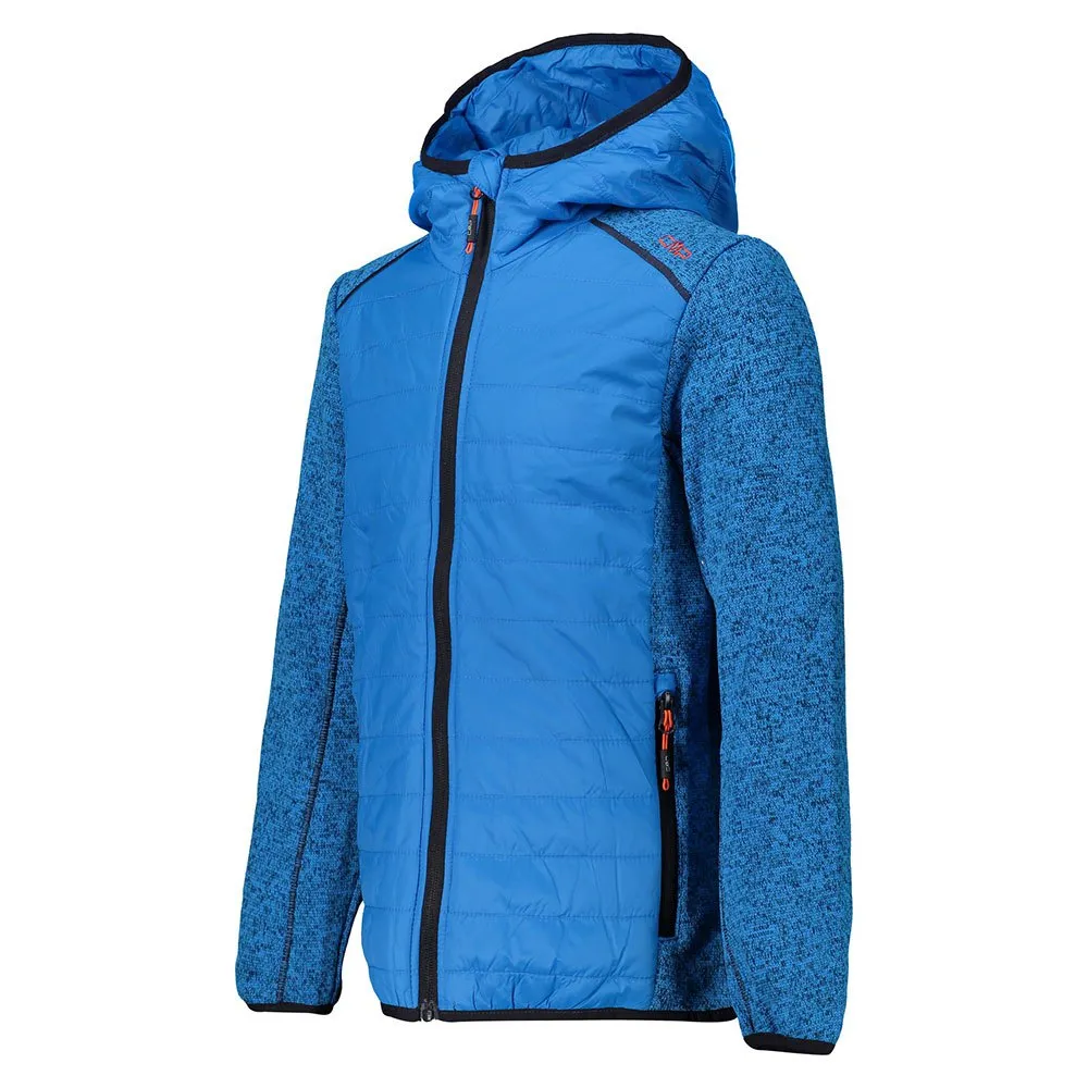 CMP 39h5324 Hybrid Fleece Mit Durchgehendem Reißverschluss, Cyan, 5Y CMP 39h5324 Hybrid Fleece Mit Durchgehendem Reißverschluss, Cyan, 5Y