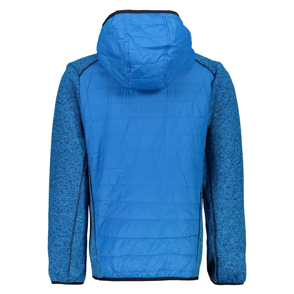 CMP 39h5324 Hybrid Fleece Mit Durchgehendem Reißverschluss, Cyan, 5Y CMP 39h5324 Hybrid Fleece Mit Durchgehendem Reißverschluss, Cyan, 5Y