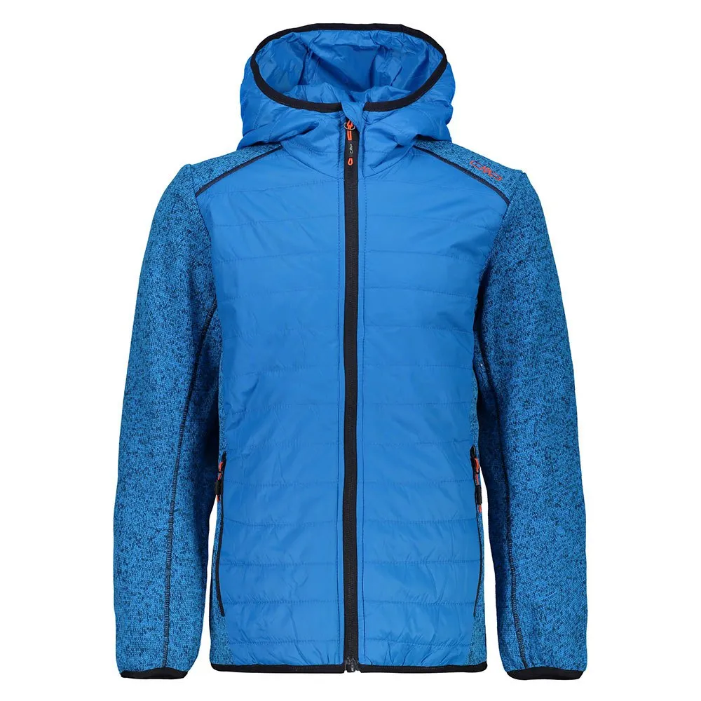 CMP 39h5324 Hybrid Fleece Mit Durchgehendem Reißverschluss, Cyan, 5Y CMP 39h5324 Hybrid Fleece Mit Durchgehendem Reißverschluss, Cyan, 5Y