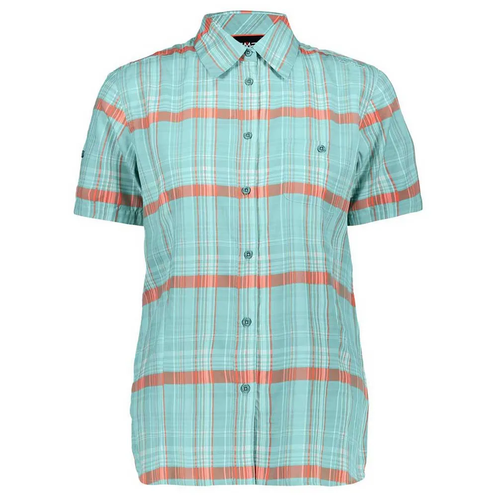 CMP 39t6386 Kurzarmhemd, Red fluo / b.co / anise