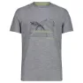 CMP 39t6547 Kurzarm-t-shirt, Grey melange / limegreen