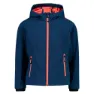 CMP 3a29385n Softshelljacke, Blue / red kiss, 5Y