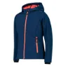 CMP 3a29385n Softshelljacke, Blue / red kiss, 5Y