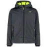 Asphalt mel / yellow fluo